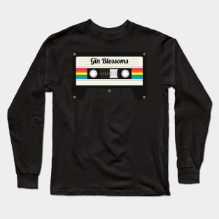 Gin Blossoms / Cassette Tape Style Long Sleeve T-Shirt